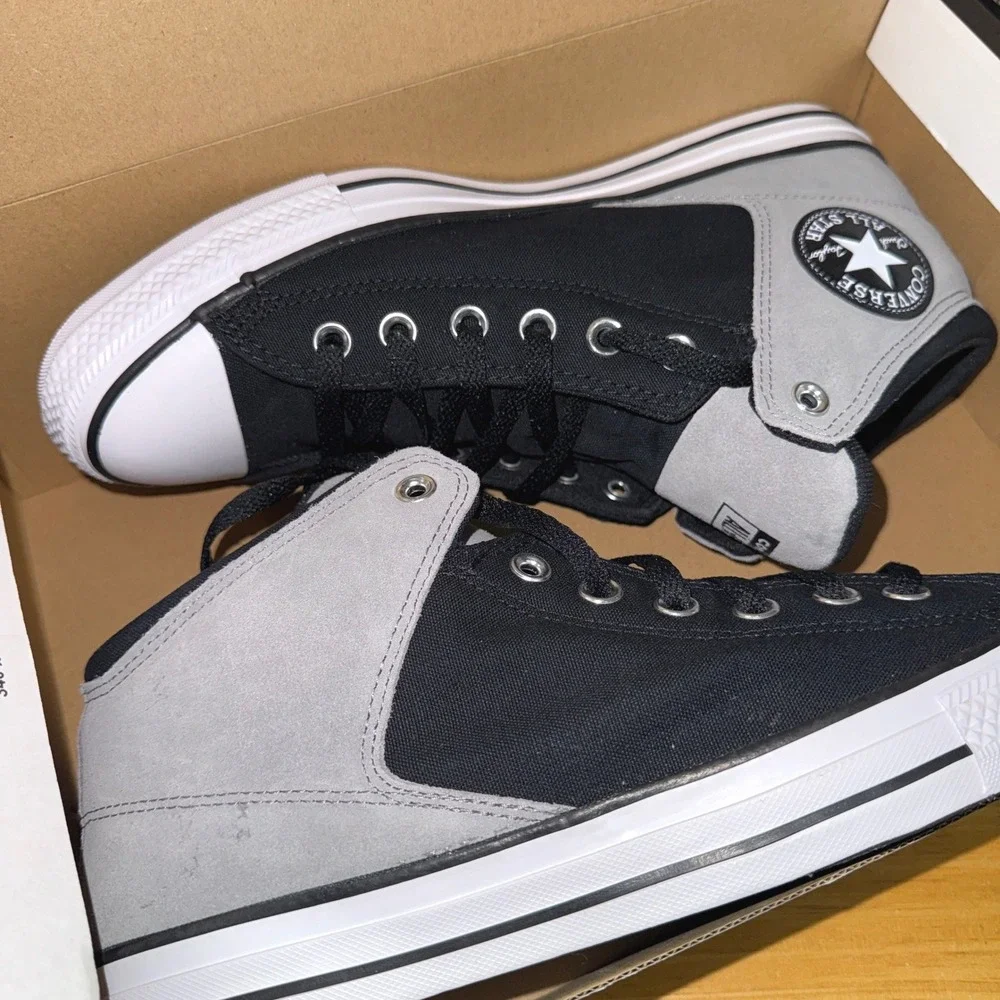 NEW Converse Chuck Taylor All Star High Street Mens 10.5 Sneakers Black A16470C